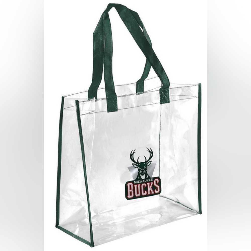 Milwaukee Bucks clear game day bag